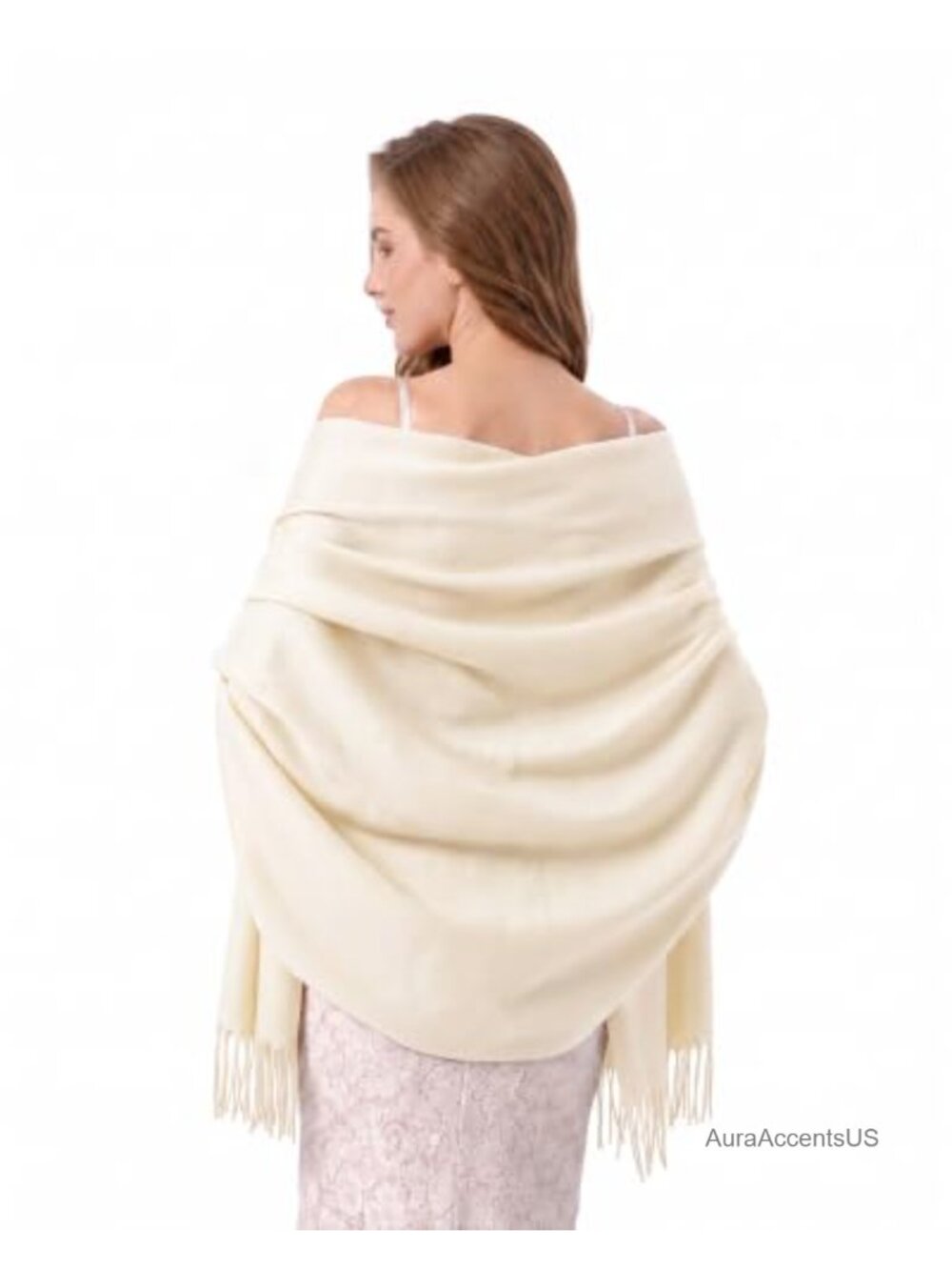 Cashmere Feel Scarf Shawl Wrap Winter Wedding Pashmina